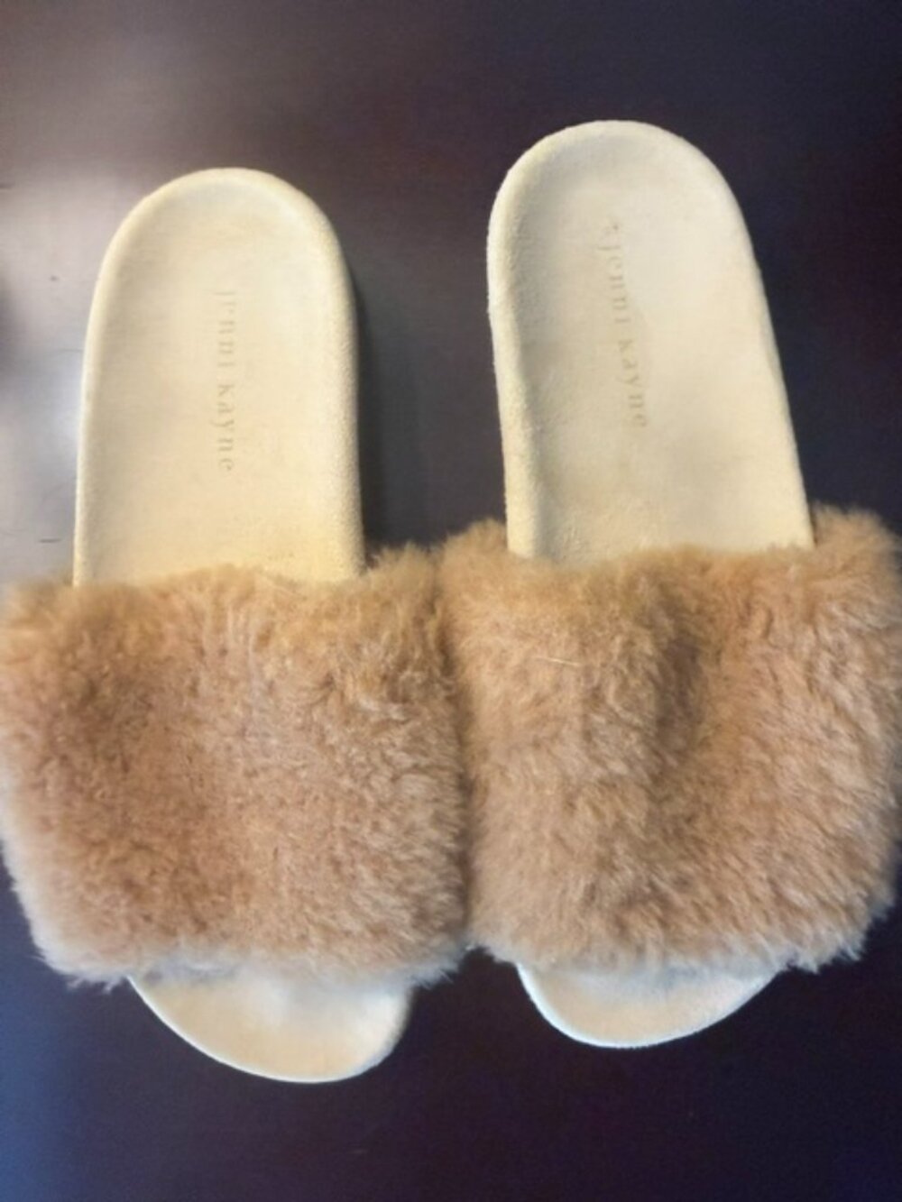 Jenni Kayne Shearling Slide Sandals